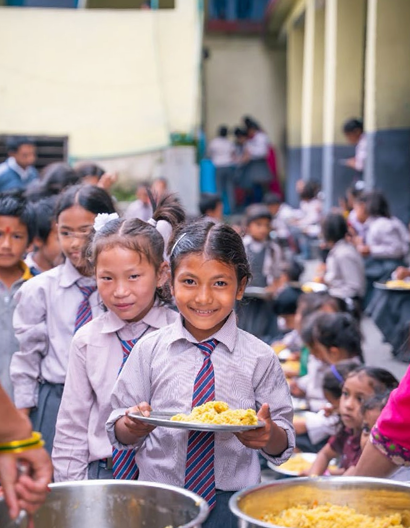 Food For Life Nepal Mid-Day-Meal Program